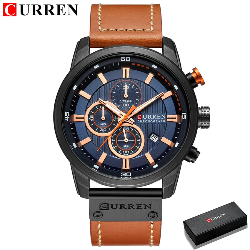 CURREN Fashion Date Quartz Watches