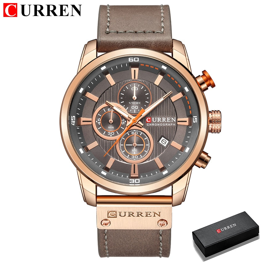 CURREN Fashion Date Quartz Watches