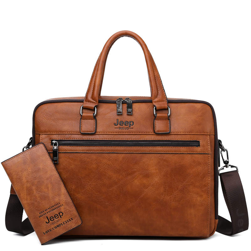 JEEP BULUO Men Business Briefcase