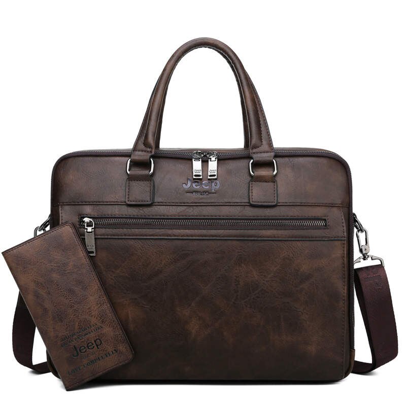 JEEP BULUO Men Business Briefcase