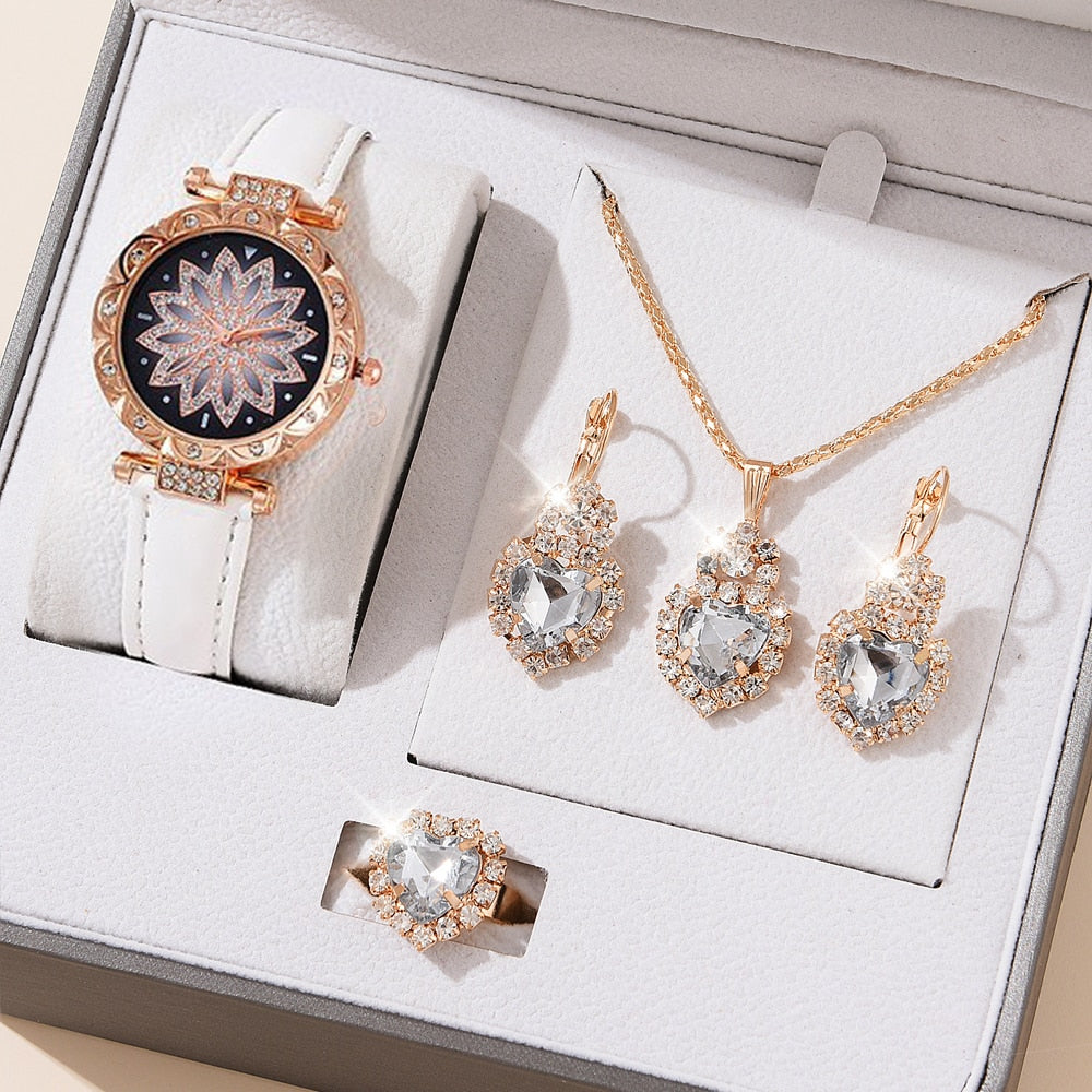 5pcs Set Watches Women Montre Femme(No Box)