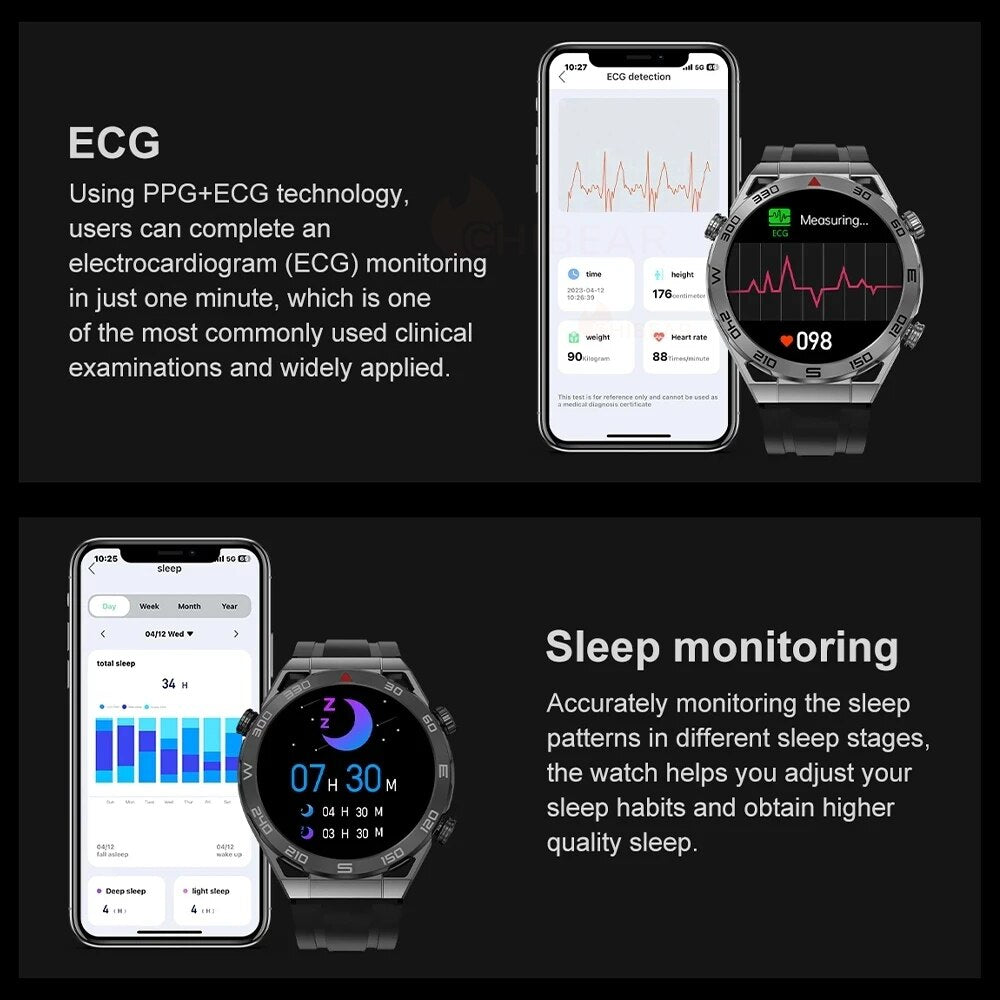 NFC ECG+PPG Bluetooth Call Smartwatch