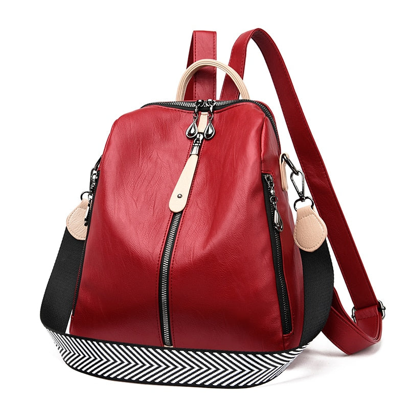 Backpack Women Soft Leather