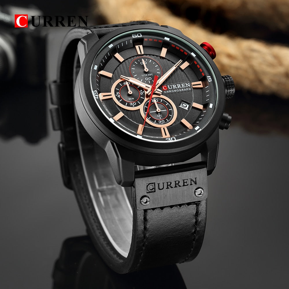 CURREN Fashion Date Quartz Watches