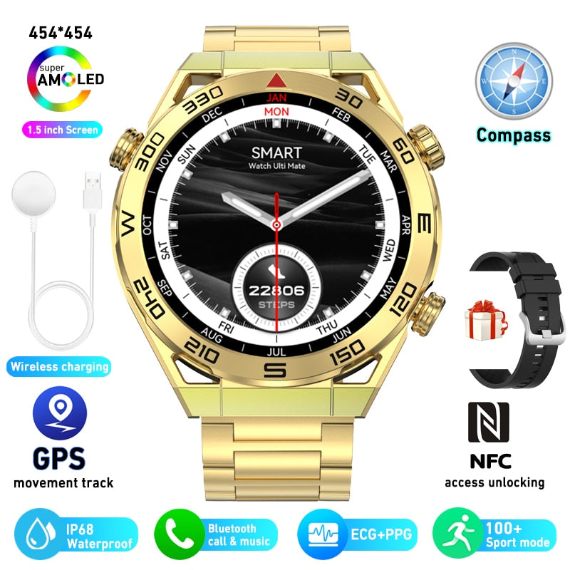 NFC ECG+PPG Bluetooth Call Smartwatch