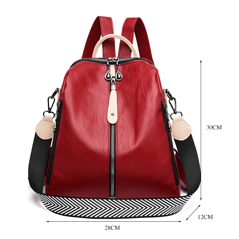 Backpack Women Soft Leather