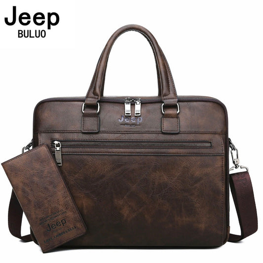 JEEP BULUO Men Business Briefcase